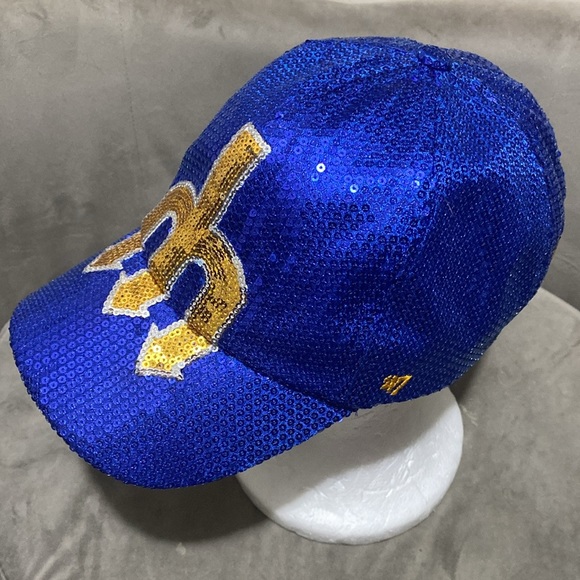 Seattle Mariners MLB 47s Cooperstown Collection Sequin Bling Sparkle Cap Hat - Picture 4 of 11